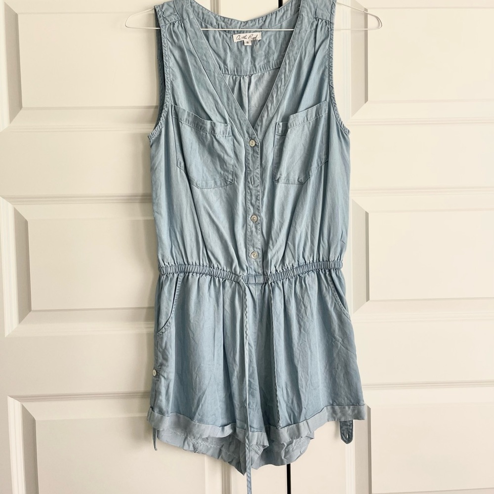 Denim Romper
